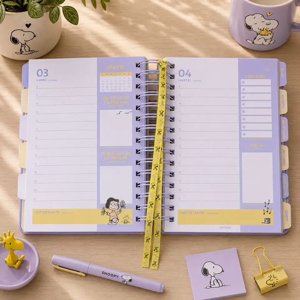 Agenda Snoopy 2027 Diaria - Mooving! 2