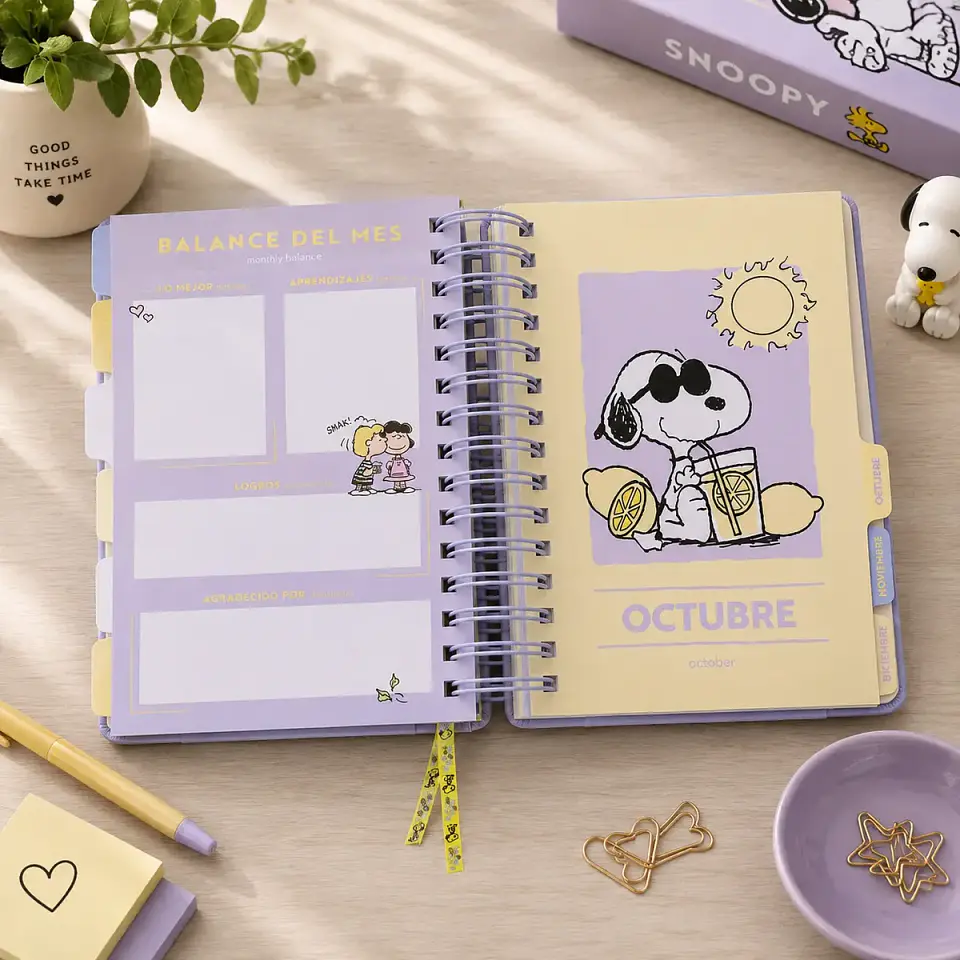 Agenda Snoopy 2027 Diaria - Mooving! 3