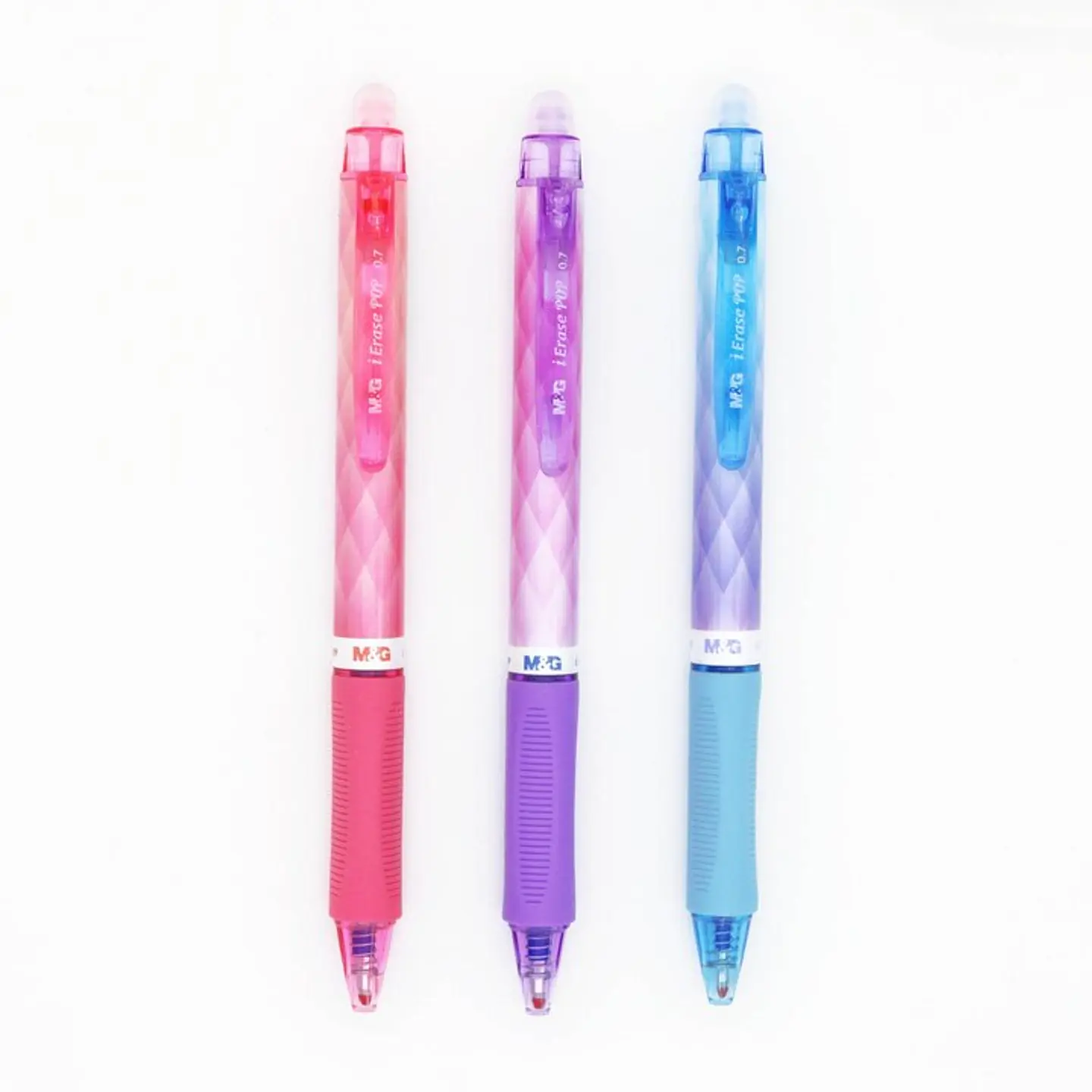 Bolígrafo de gel borrable retráctil 0,7mm azul M&G 1