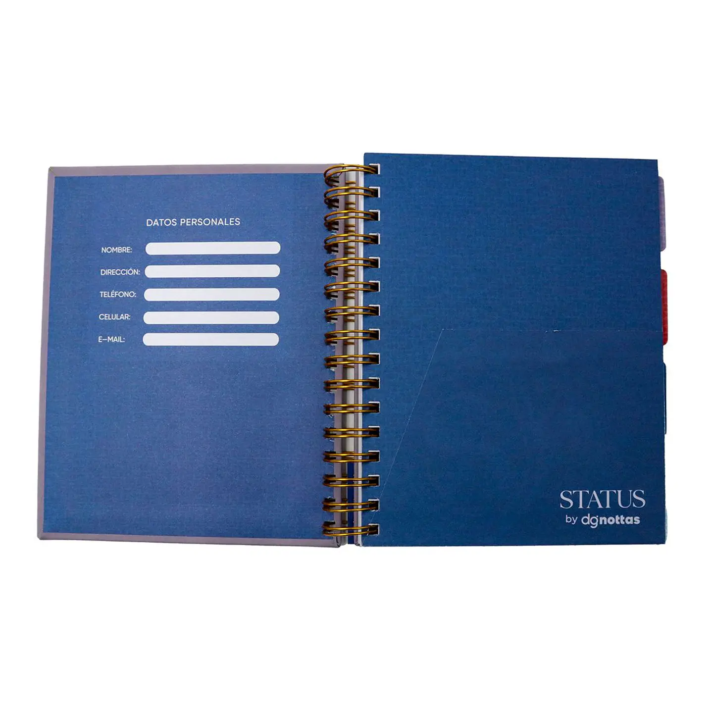 Cuaderno Status 1/2 Oficio tapa dura 160 Hjs Dgnottas 4