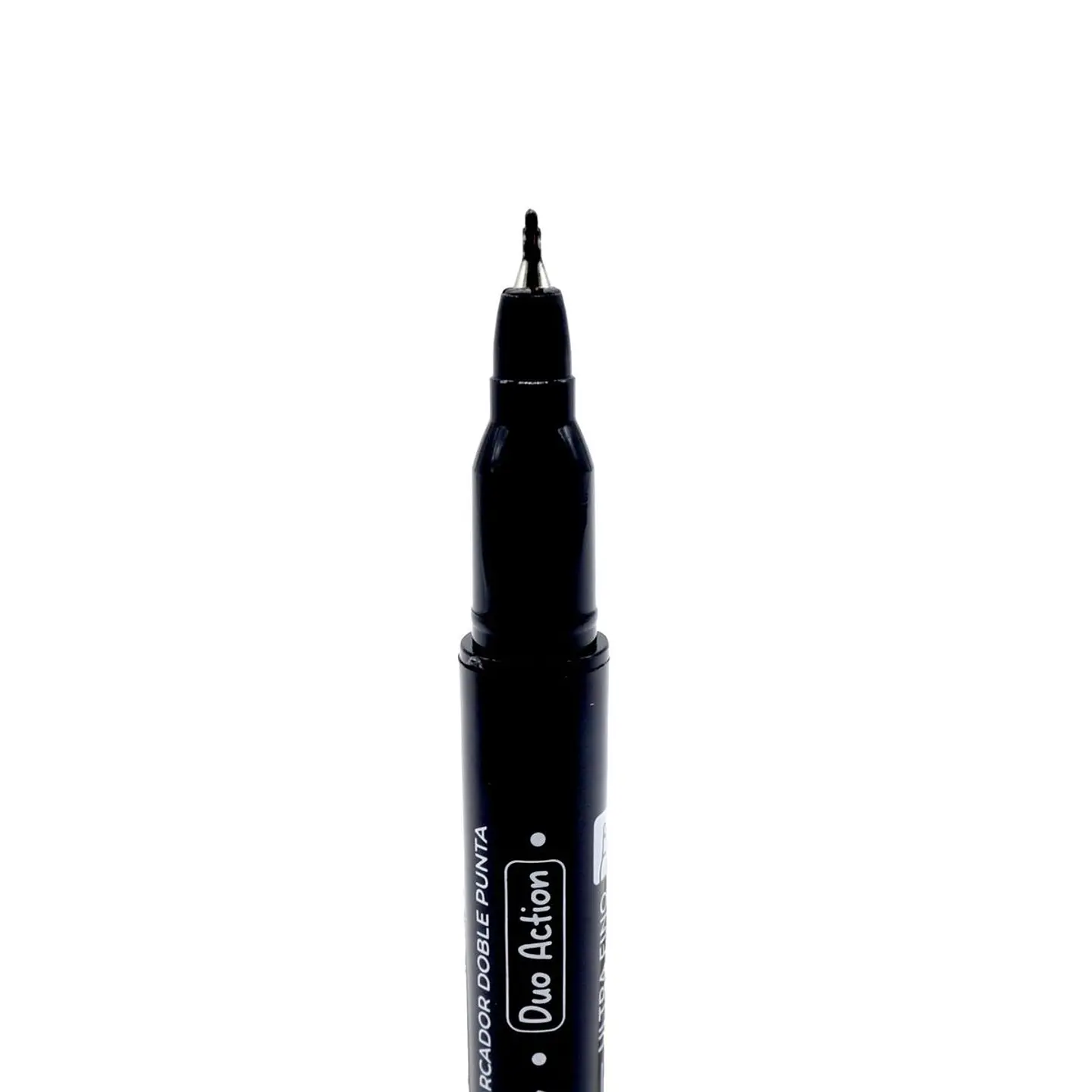 Marcador Doble punta Flowline Adetec Negro 2