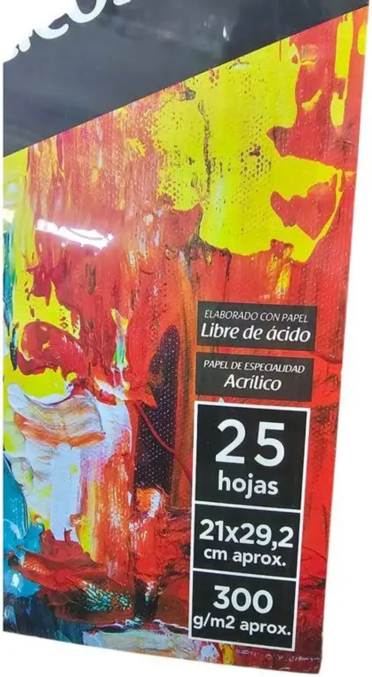 Block Acrílicos 25 hojas 300 gr A4 -  Artel 3