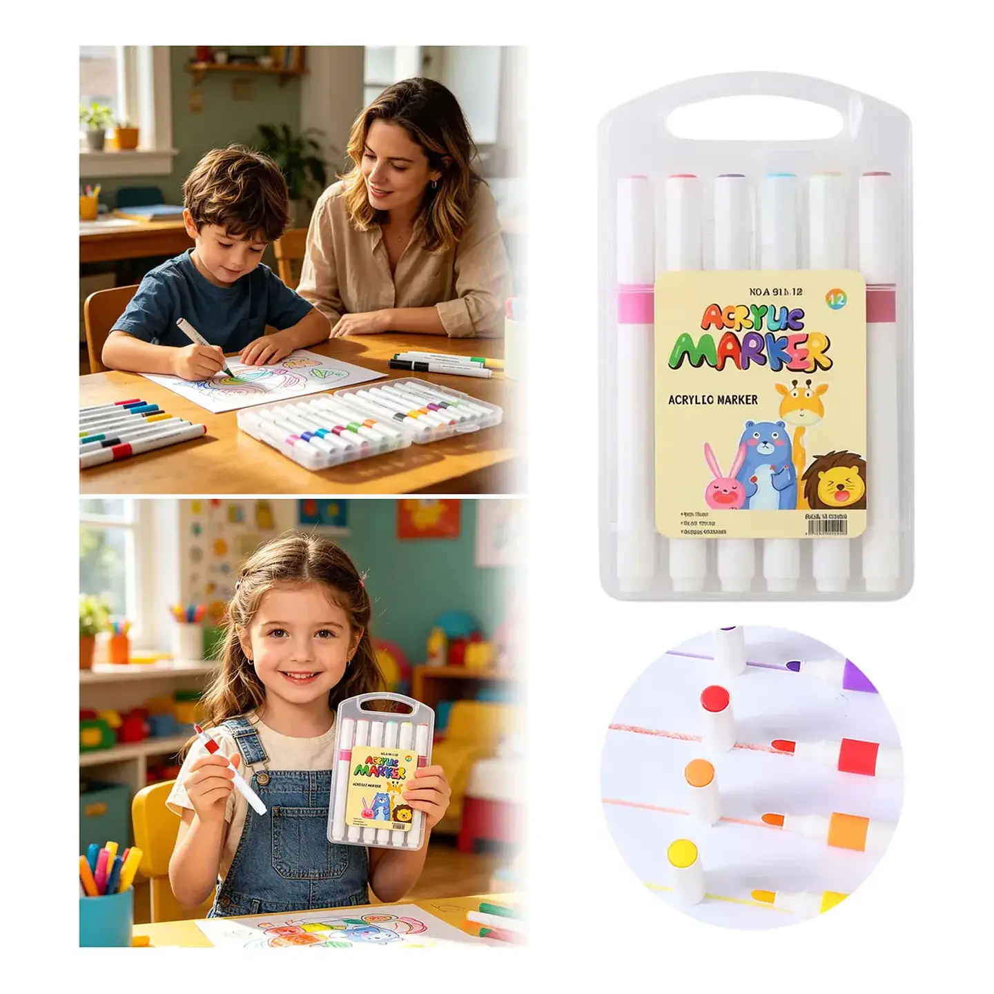 Set de 12 Marcadores Acrílicos  5
