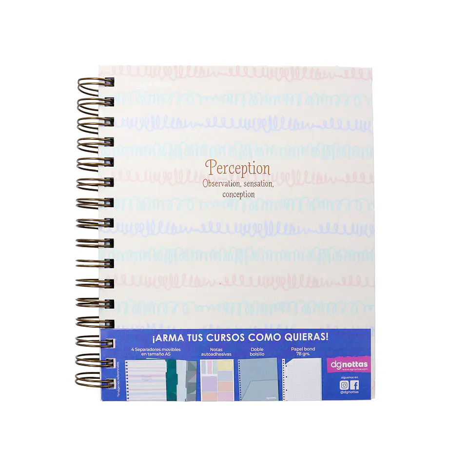 Cuaderno Pastel 1/2 Oficio Tapa dura 160 hjs. Dgnottas 2