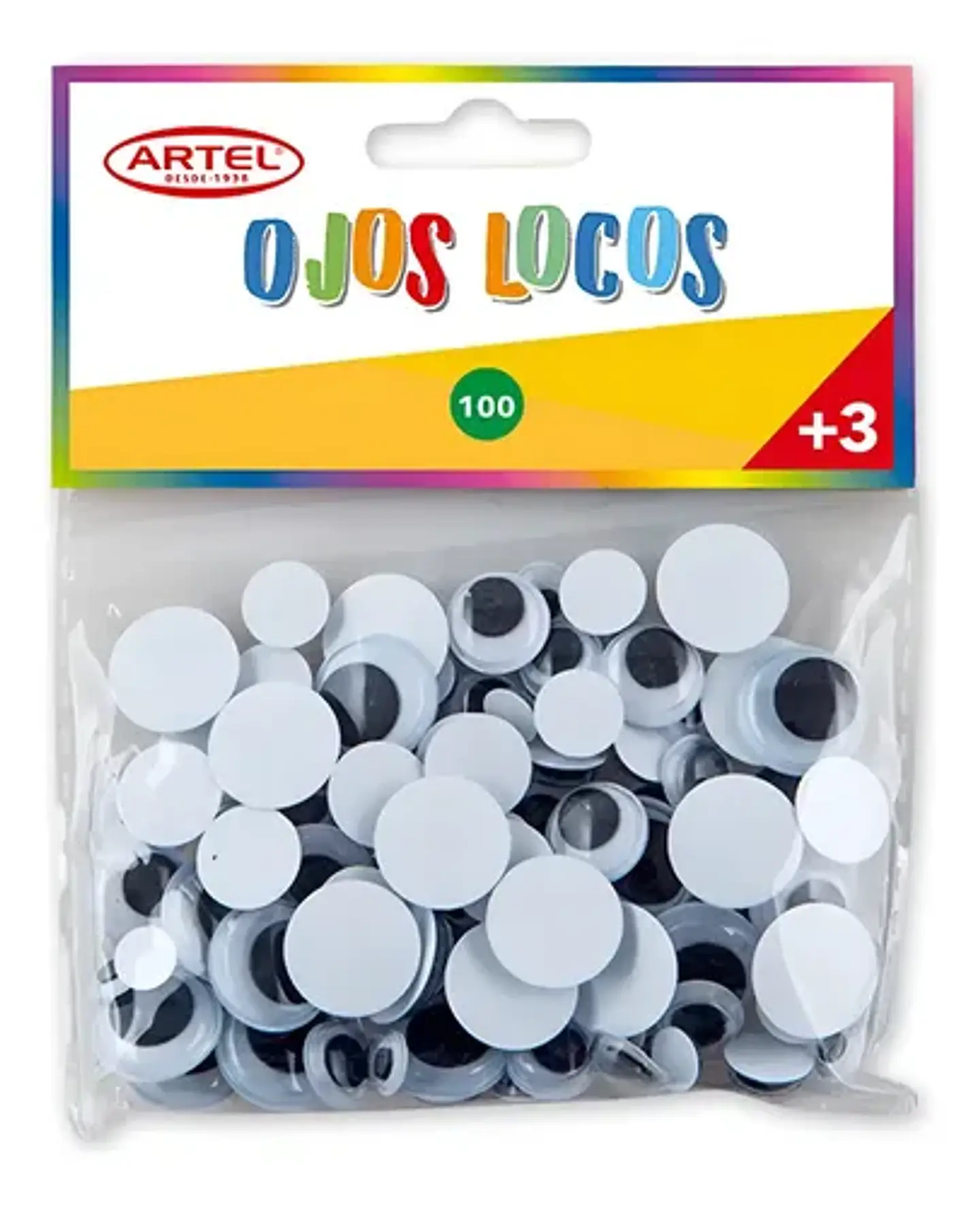Set Ojos Locos Diferentes Tamaños Artel 1