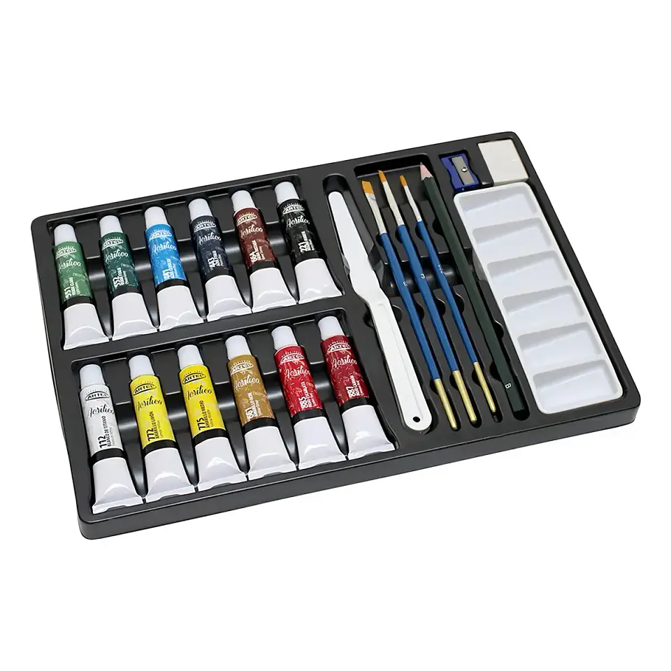Set de acrilicos 20 piezas Artel 2