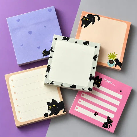 Post It Gatitos Kawaii Diseños Surtidos 