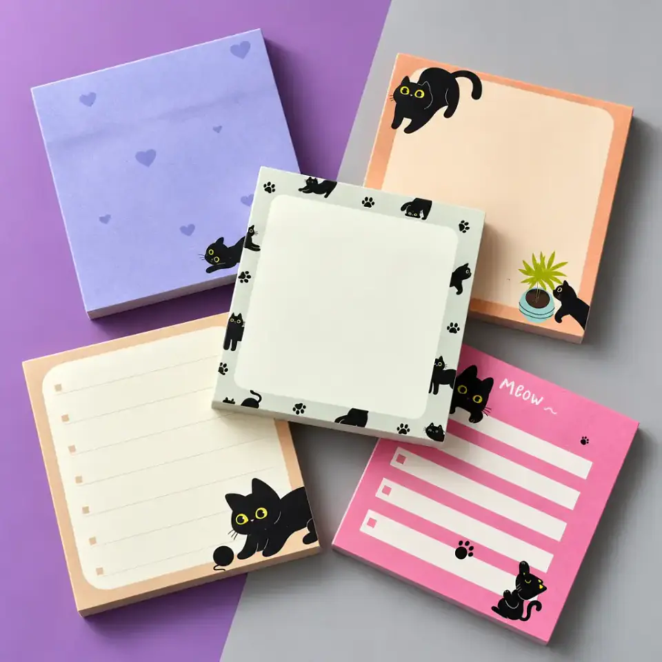 Post It Gatitos Kawaii Diseños Surtidos  1
