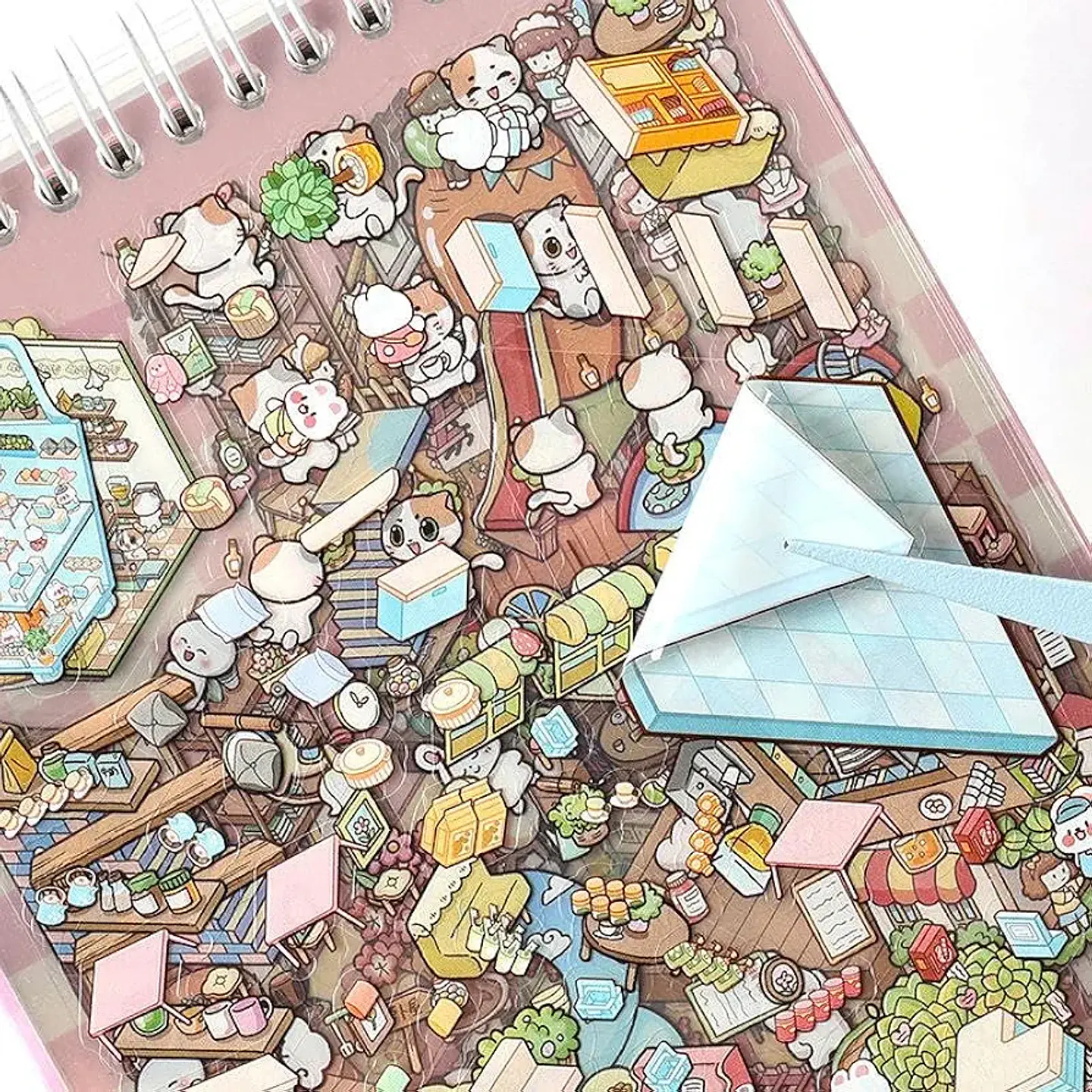 Libro de Stickers 3D Miniatura - 40 Páginas / 20 Escenas Diferente 4