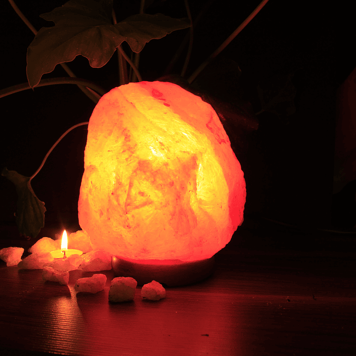 Lampara de Sal tipo Piedra 1