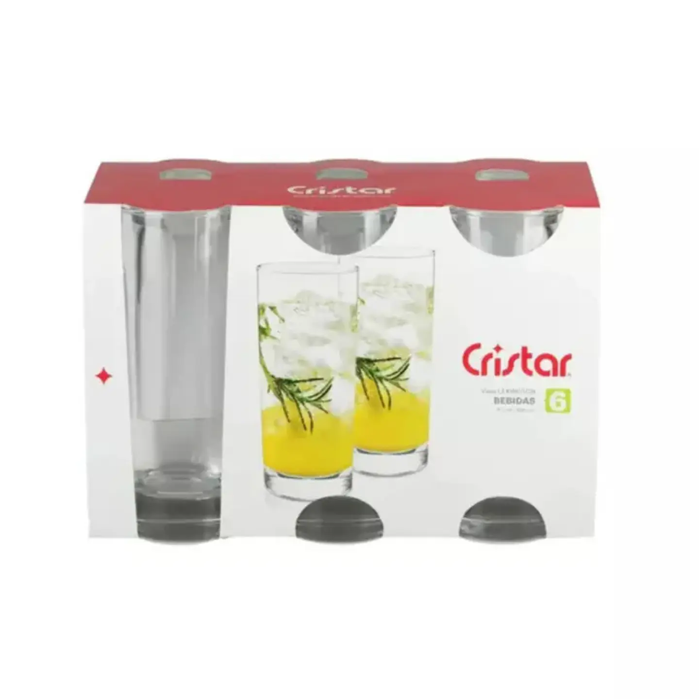 Lexigton Set 6 Vasos Alto Cristar. 2