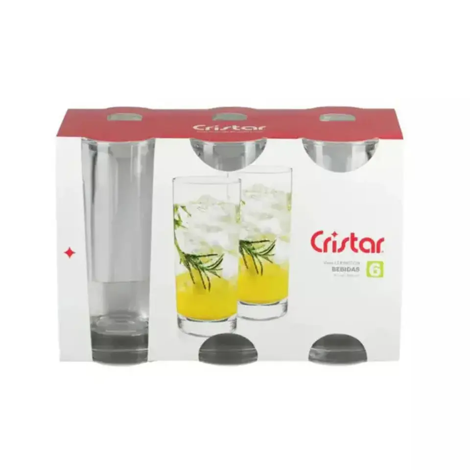 Lexigton Set 6 Vasos Alto Cristar. 2
