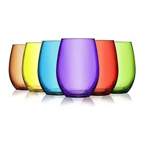 Mikono Full Color Set 6 Vasos Altos Cristar.