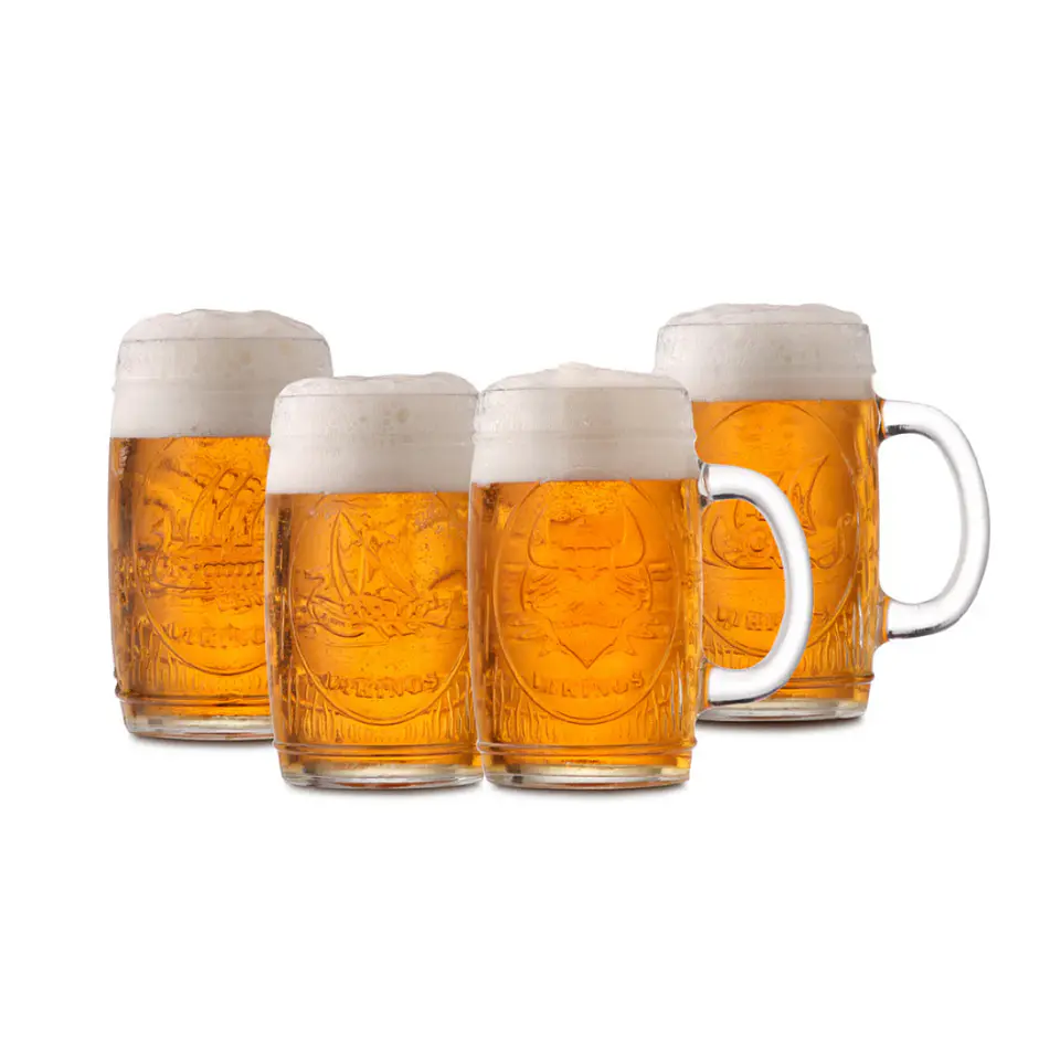 Cervecero Vikings 4 Vasos Allegra. 2