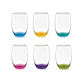 Mikono Color Set 6 Vasos Alto Cristar. - Miniatura 2