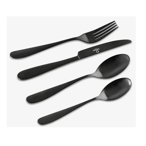 Set de Cubiertos Black Krons.