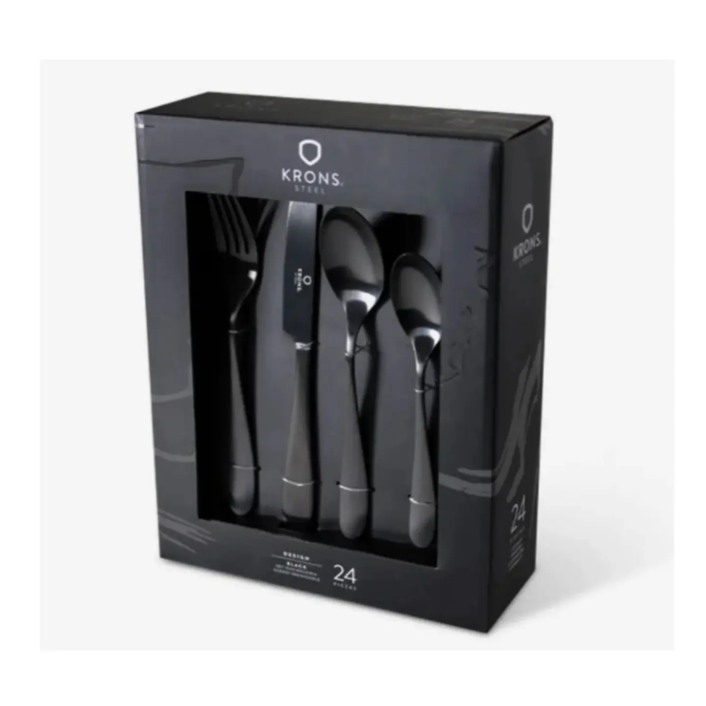 Set de Cubiertos Black Krons. 2