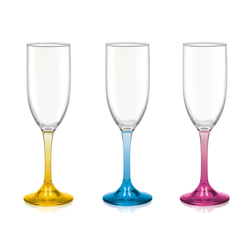 Champange Rioja Set 6 Copas Cristar. 2