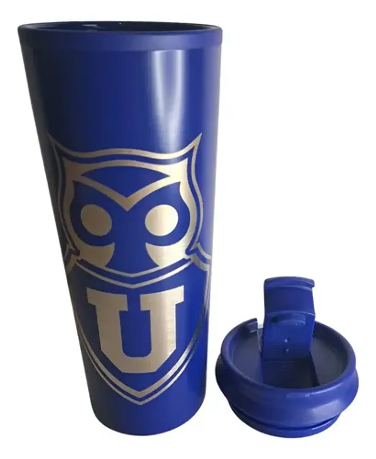 Vaso Térmico Metálico U De Chile Frío Caliente 480ml Color Azul 4