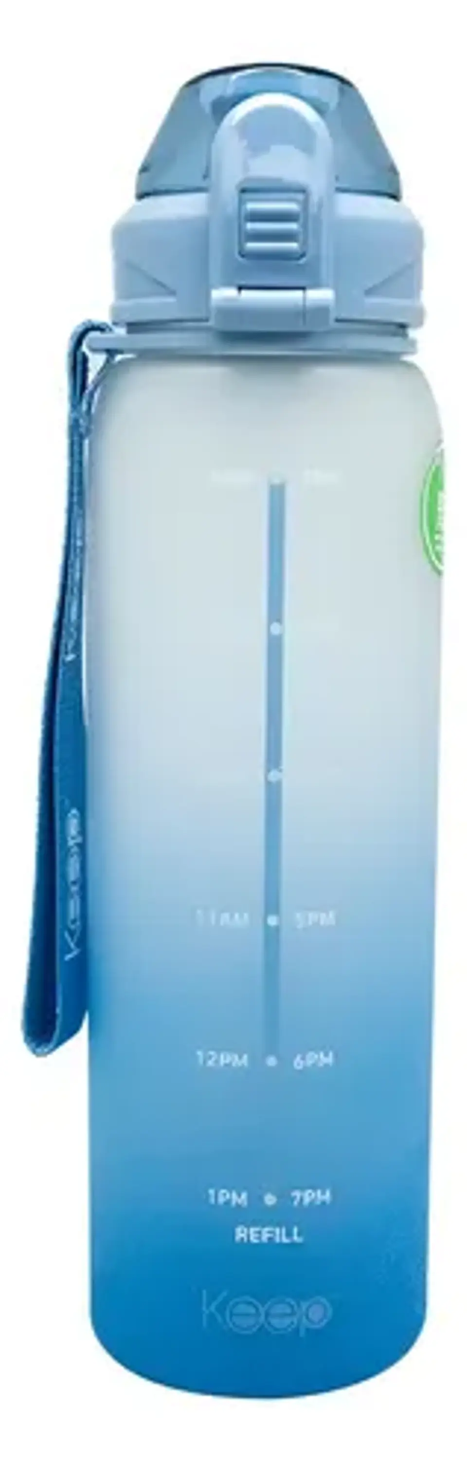 Botella Deportiva Keep Rubber 1l - Diseño Agua 11