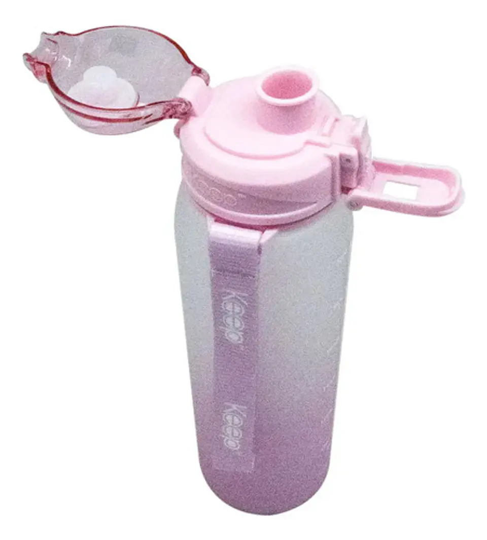 Botella Deportiva Keep Rubber 1l - Diseño Agua 18