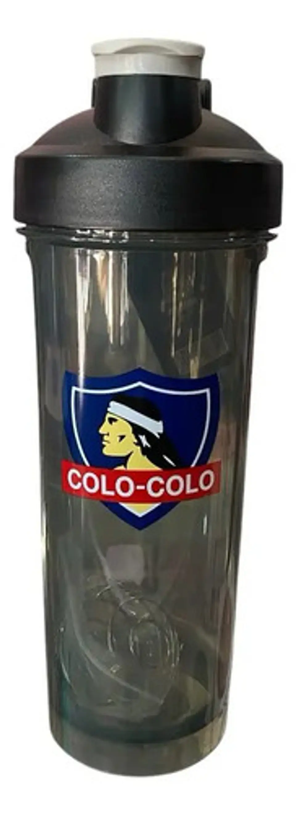 Botella Shaker Colo Colo De 800 Ml Negra, Antiderrames Y Libre De Bpa Negro 2