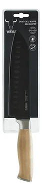 Cuchillo Santoku Wayu Color Cafe - Miniatura 3