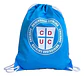 Morral Urbano Titanio Universidad Católica Celeste Poliéster Cordón Liso - Miniatura 3