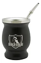 Mate Criollo De Acero Inoxidable Colo Colo Con Bombilla, Térmico Y Negro - Miniatura 1