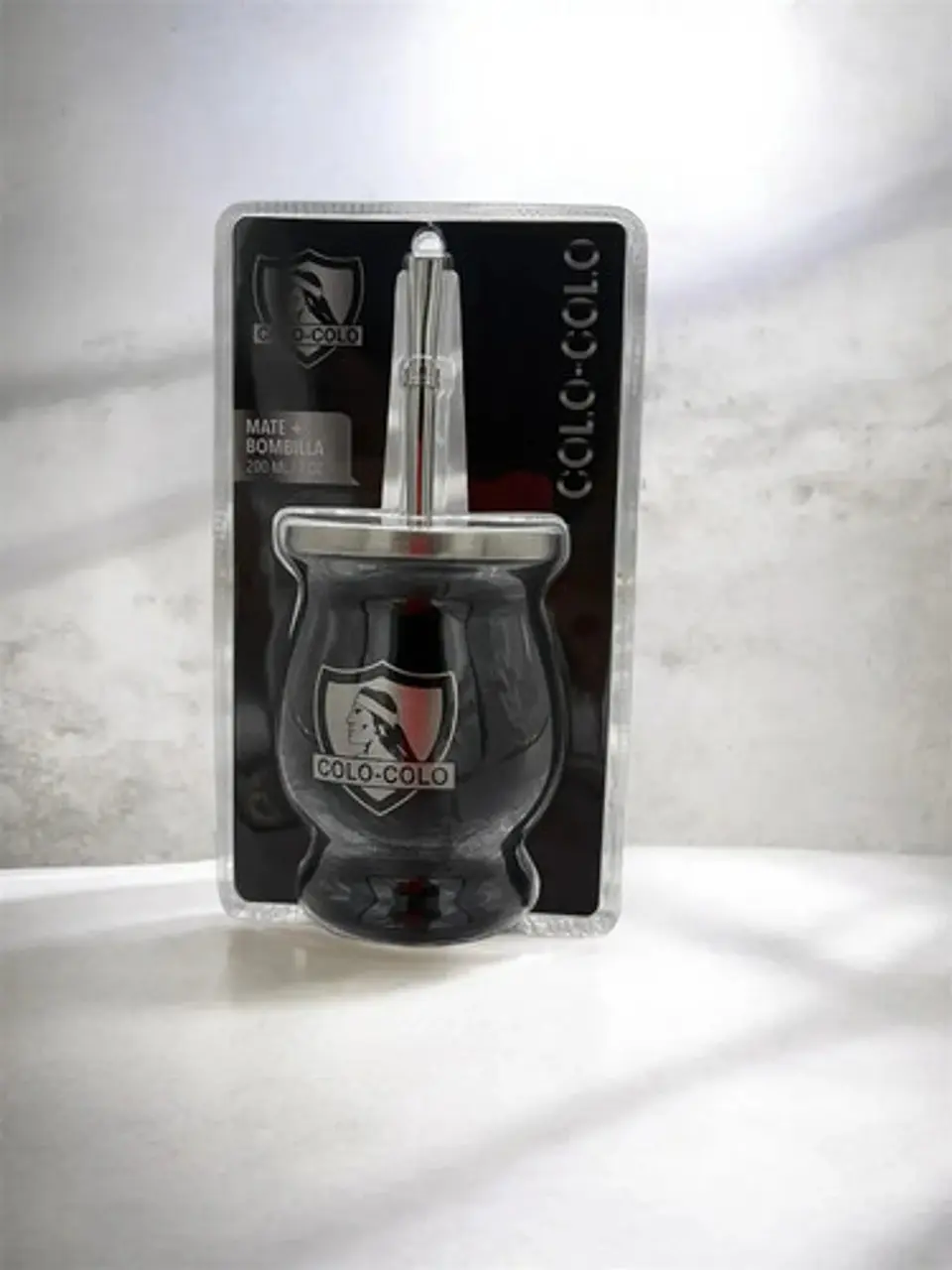 Mate Criollo De Acero Inoxidable Colo Colo Con Bombilla, Térmico Y Negro 4