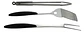 Pack 3 Piezas Asado Acero Black Bull Cocina Profesional - Miniatura 2