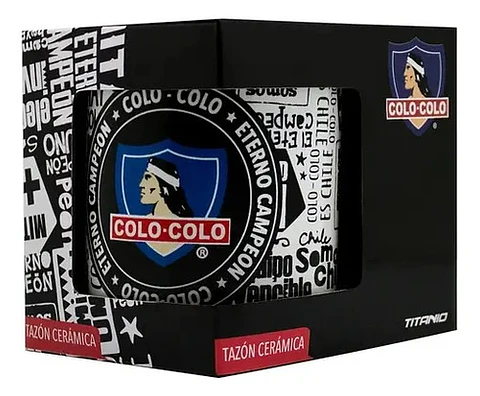 Tazón De Cerámica Colo-colo: Eterno Campeón, Color Blanco