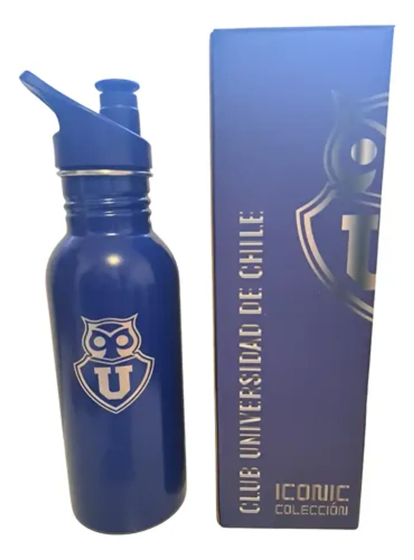 Botella Metálica Universidad De Chile 600 Ml 2