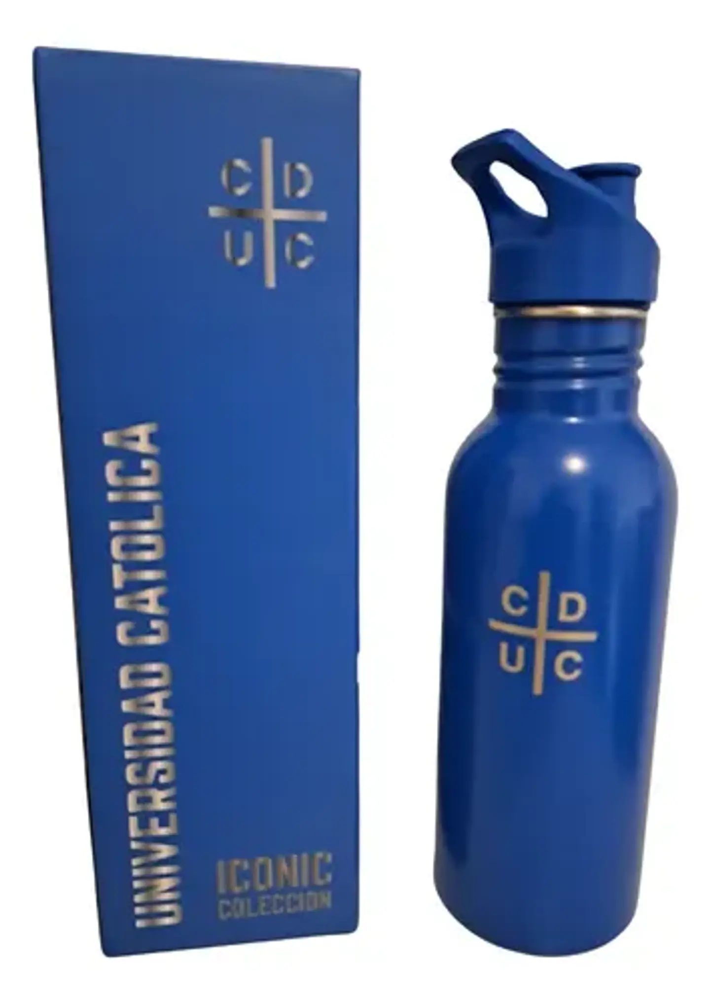 Botella Metálica Universidad Católica 600 Ml 3