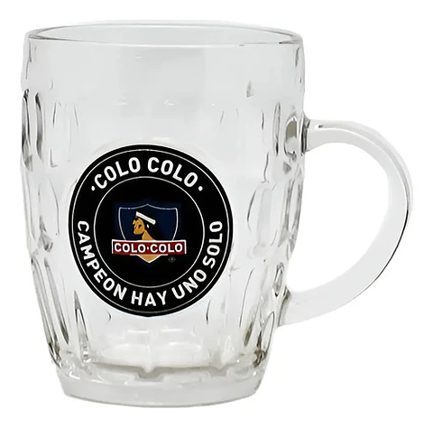 Shopero Básico Vidrio 580 ml Colo-Colo.