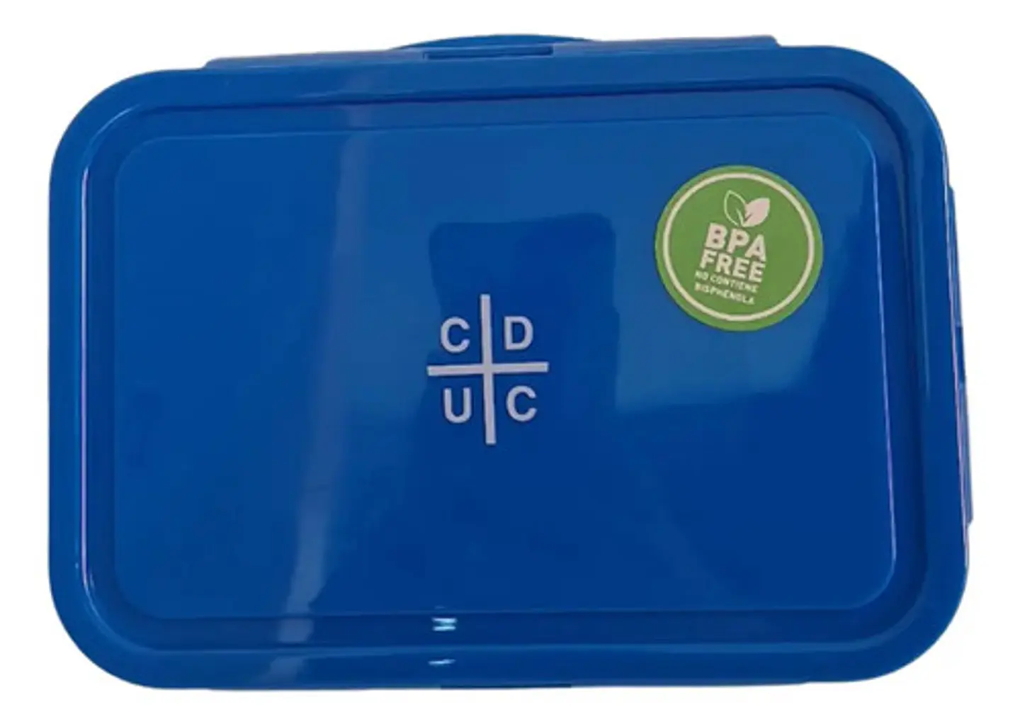 Hermético Plástico Rectangular 700ml Cduc Tapa A Presión Universitario Universidad Catolica 1