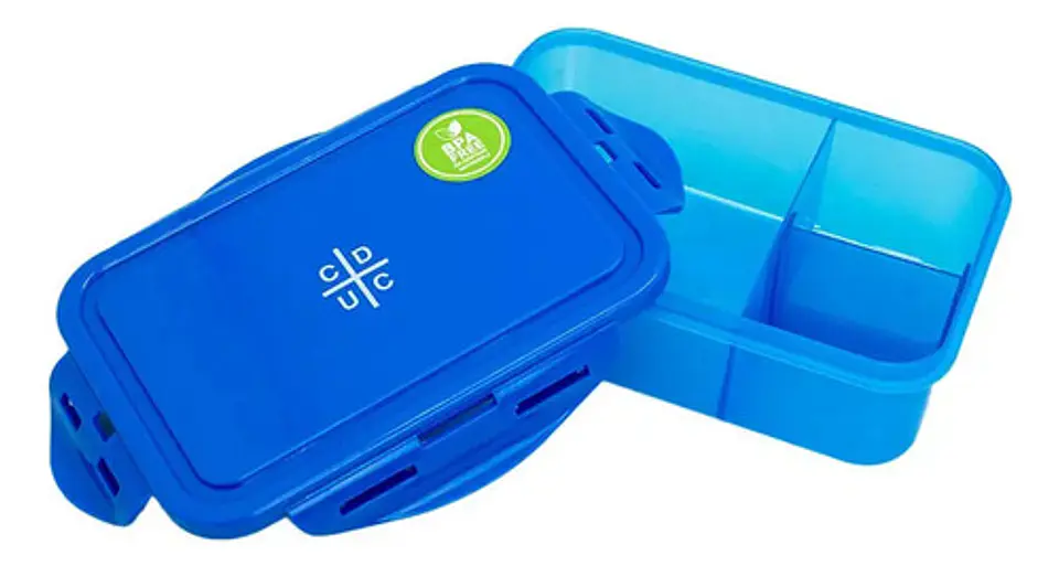 Hermético Plástico Rectangular 700ml Cduc Tapa A Presión Universitario Universidad Catolica 3