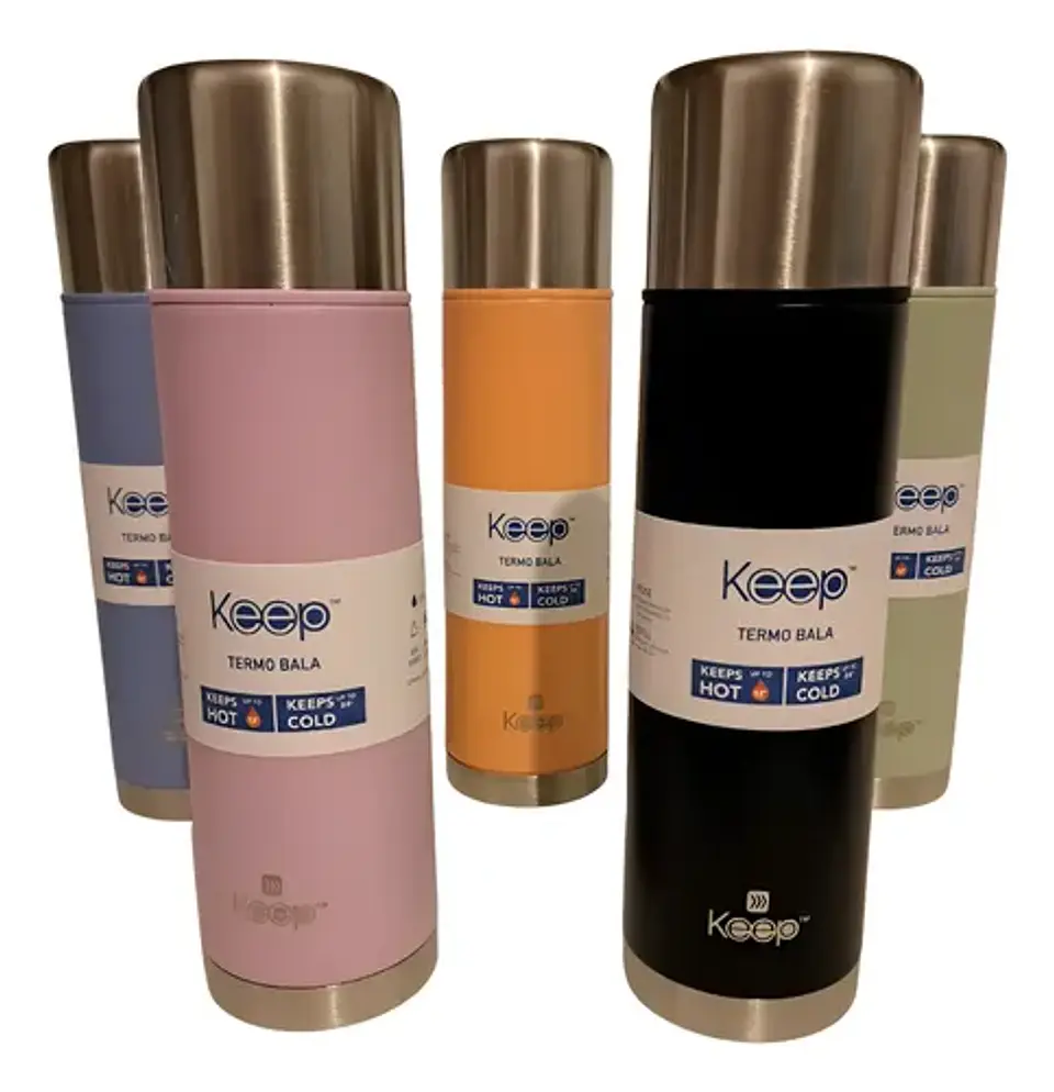 Termo Bala 500 Ml Keep - Conservación 12h Frío, 10h Caliente 1