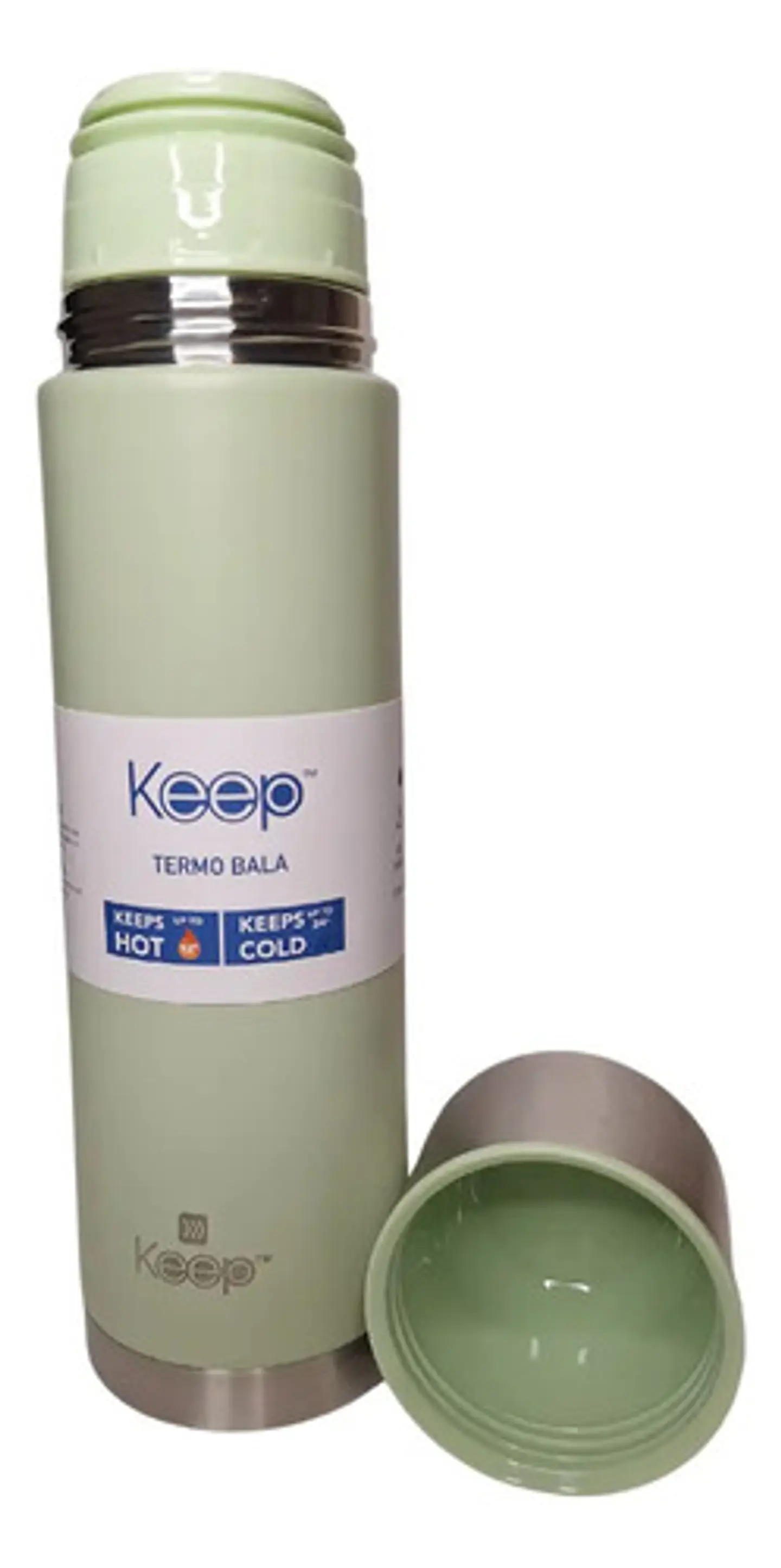 Termo Bala 500 Ml Keep - Conservación 12h Frío, 10h Caliente 13