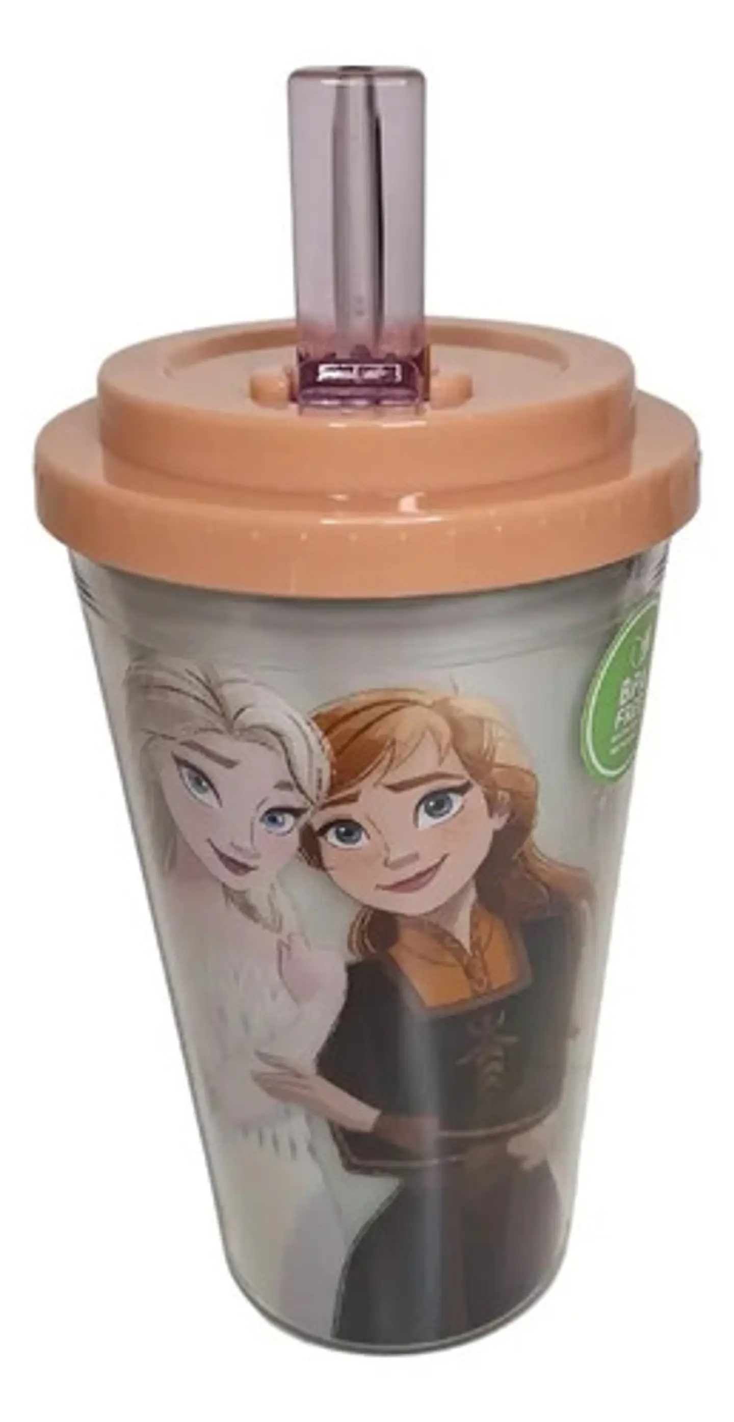 Botella Doble Pared 500ml Bombilla Disney 1