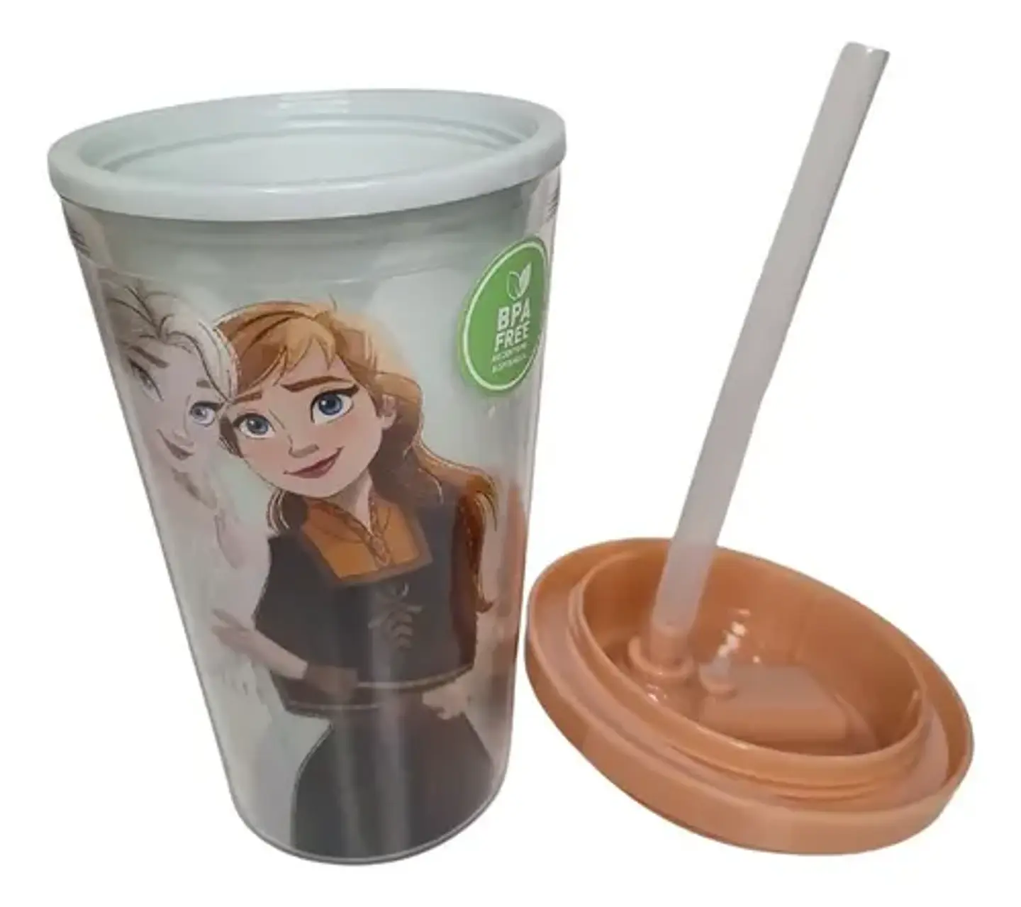 Botella Doble Pared 500ml Bombilla Disney 2