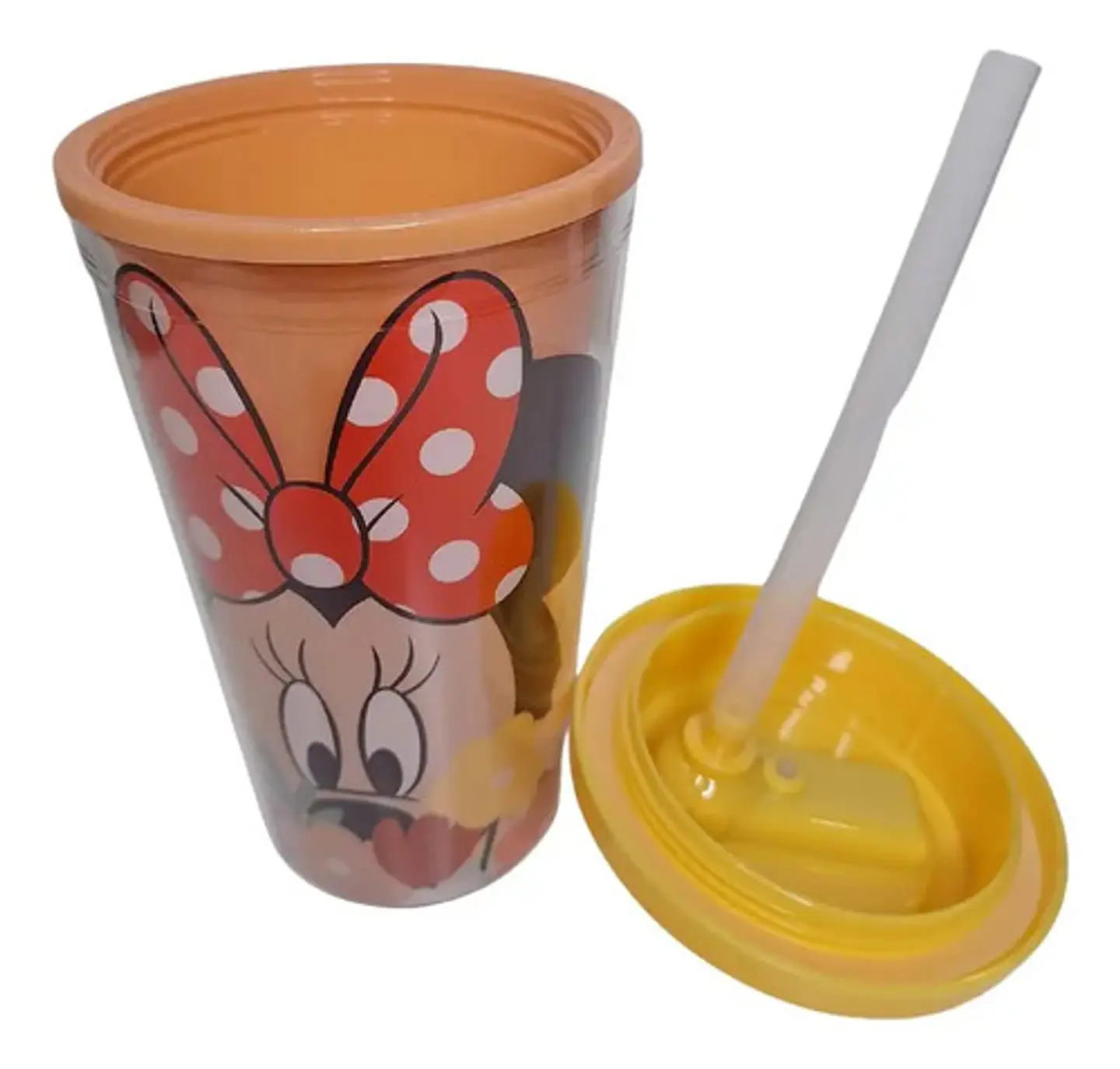 Botella Doble Pared 500ml Bombilla Disney 8