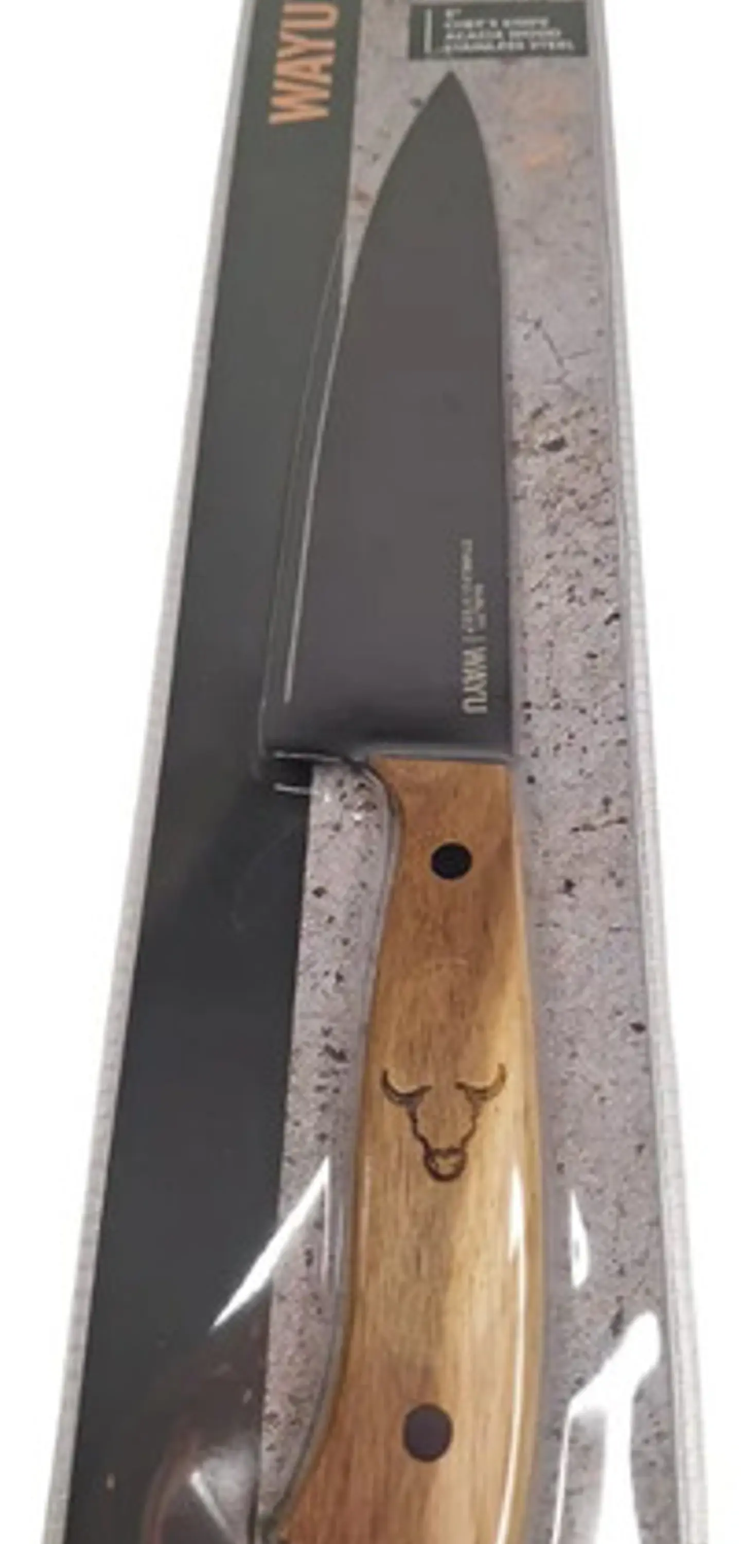 Cuchillo Prm Wayu Color Negro-café Marrón 3