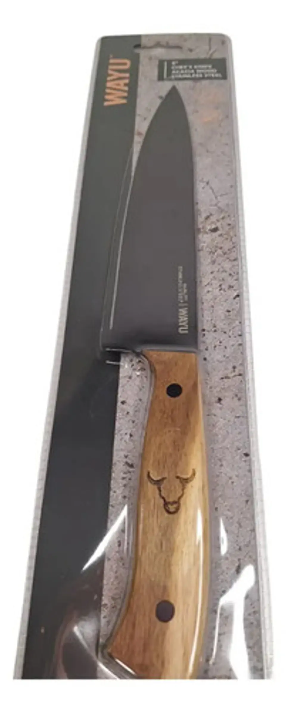 Cuchillo Prm Wayu Color Negro-café Marrón 3