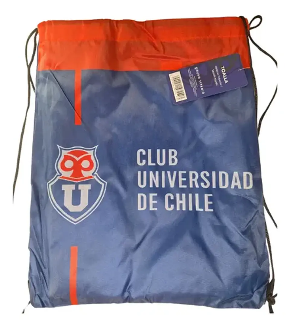 Toalla Microfibra Playa Universidad De Chile Con Bolso 3