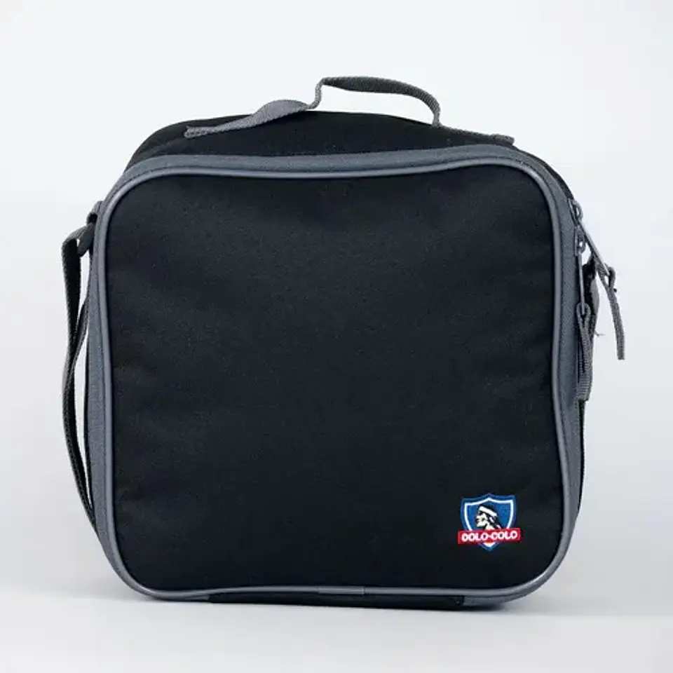Pack Mochila + Lonchera + Estuche Escolar Negro Colo Colo 3