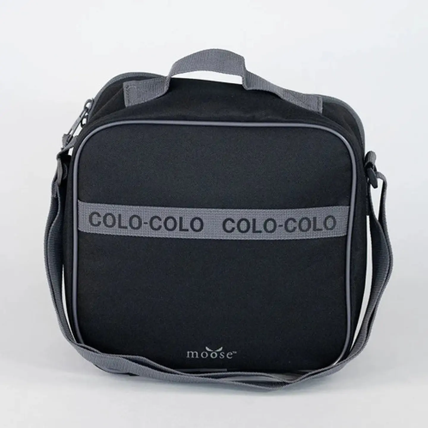 Pack Mochila + Lonchera + Estuche Escolar Negro Colo Colo 4