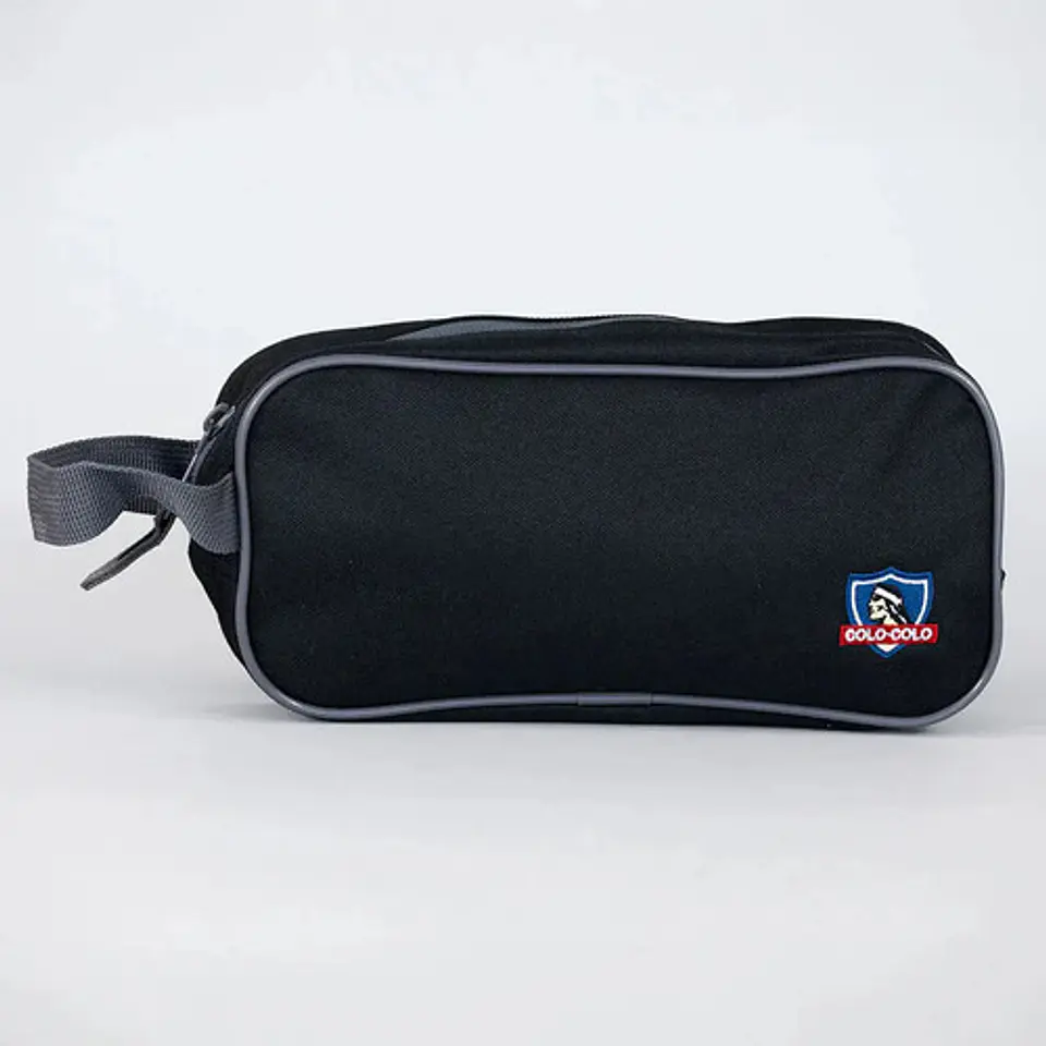 Pack Mochila + Lonchera + Estuche Escolar Negro Colo Colo 5