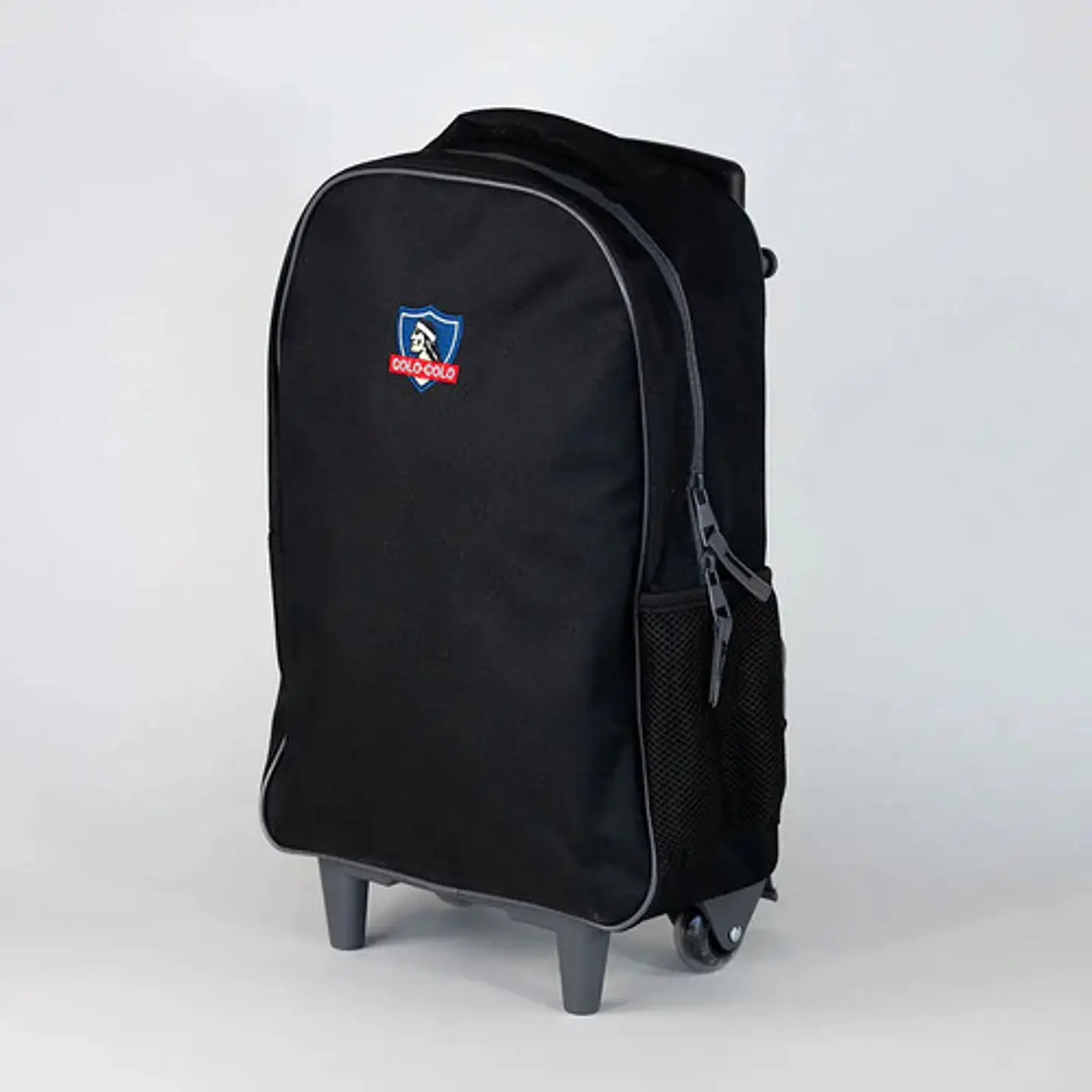 Pack Mochila + Lonchera + Estuche Escolar Negro Colo Colo 7