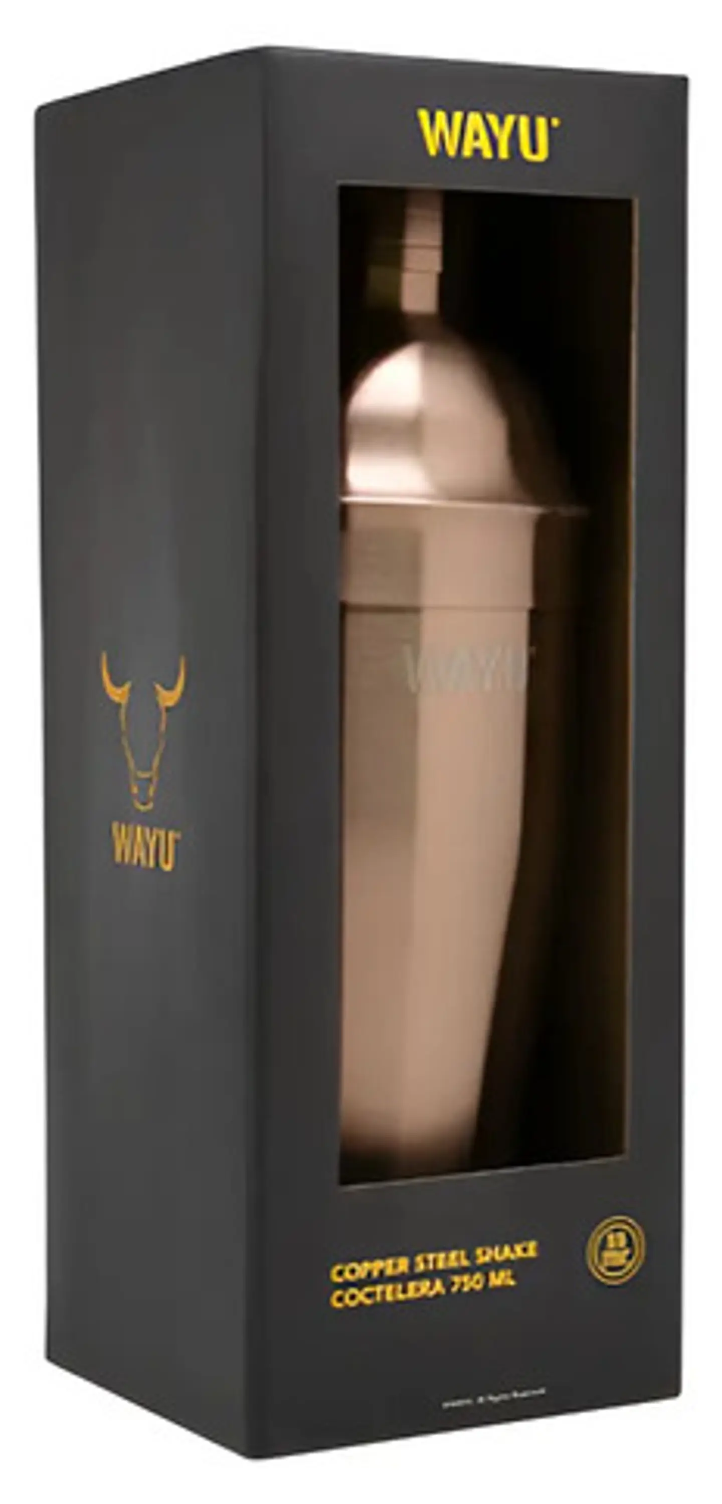 Coctelera 750 Ml Copper Line Wayu Color Dorado Oscuro 1
